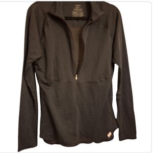 ❤Patagonia Women's Size: Large Black Long-Sleeve Top Sweatshirt Pull-Over Zipper